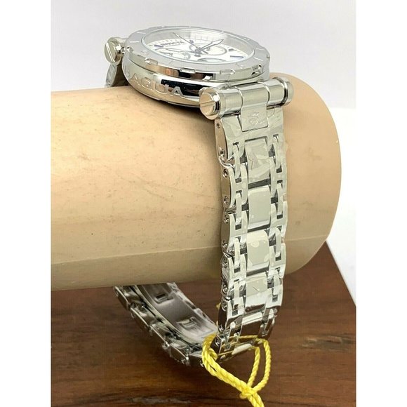 Invicta Women's Watch 24427 Subaqua Silver Tone Stainless Quartz MOP White Dial - Picture 9 of 12